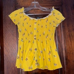 Rue21 Juniors Yellow Top
